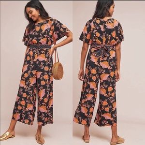 Maeve by Anthropologie belted jumpsuit